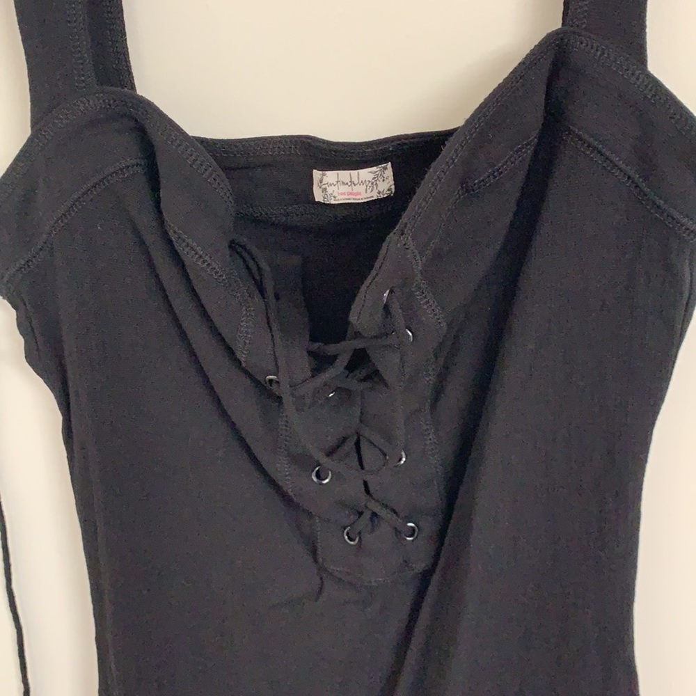 Black leotard top